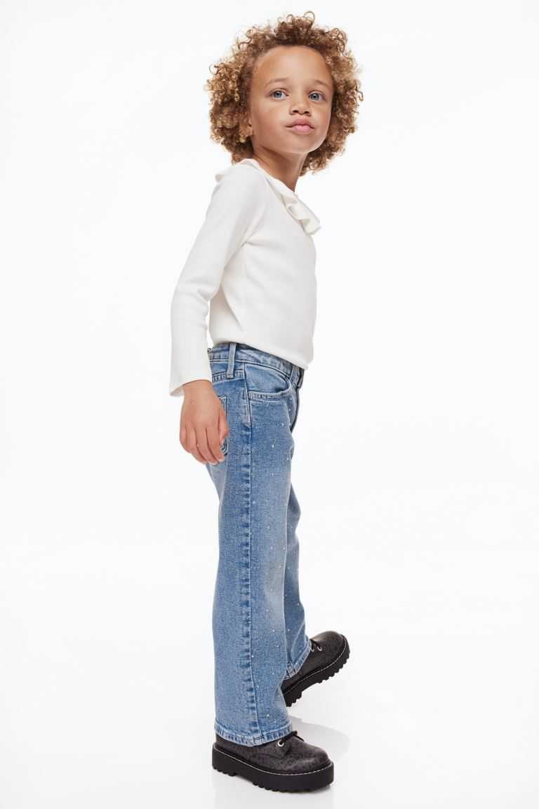 H&M Clothing Prices South Africa - Wide Leg Jeans Kids Denim Blue